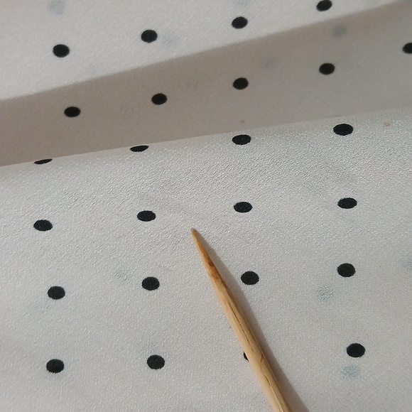 Oversize Free People Polka Dot Blouse with Tie - Picture 10 of 10